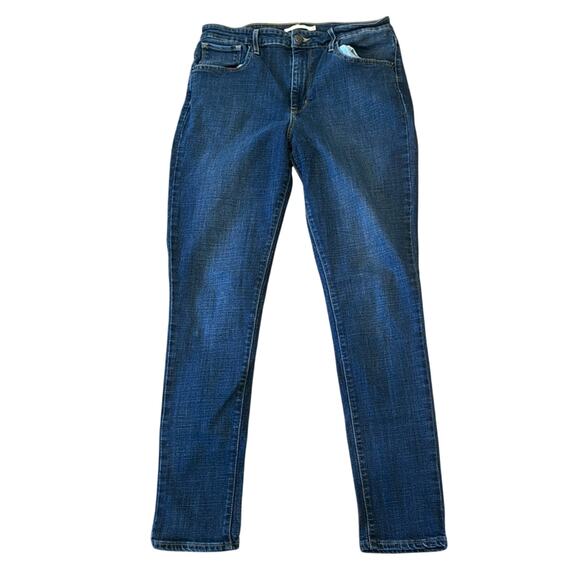 Levi's Women's 721 High Rise Skinny Jeans Azul Size 31 - Picture 2 of 9